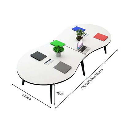 安全無臭　ミーティングテーブル　大型会議テーブル　オフィスデスク　ナチュラル　カスタマイズ可能　HYZ-T004　 