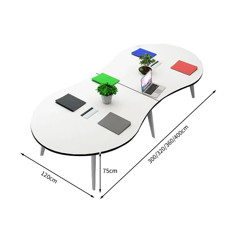 安全無臭　ミーティングテーブル　大型会議テーブル　オフィスデスク　ナチュラル　カスタマイズ可能　HYZ-T004　 