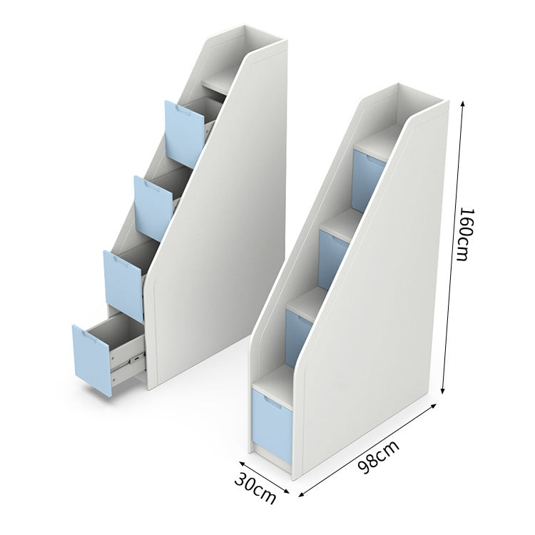 二段ベッド　木製二段ベッド　シンプルな二段ベッド　キッズ二段ベッド　メタル二段ベッド　かわいい　爽やか　階段　はしご　収納棚　引き出し　収納力　天然木　ラバーウッド　カスタマイズ可能　SCC-S022