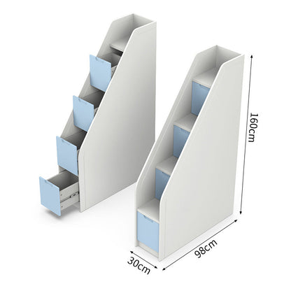 二段ベッド　木製二段ベッド　シンプルな二段ベッド　キッズ二段ベッド　メタル二段ベッド　かわいい　爽やか　階段　はしご　収納棚　引き出し　収納力　天然木　ラバーウッド　カスタマイズ可能　SCC-S022