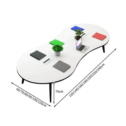 安全無臭　ミーティングテーブル　大型会議テーブル　オフィスデスク　ナチュラル　カスタマイズ可能　HYZ-T004　 