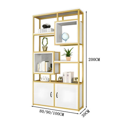 収納棚　オフィスシェルフ　リビングシェルフ　本棚　メラミン化粧板　分類収納　カスタマイズ可能　扉付き収納　SNG-C040