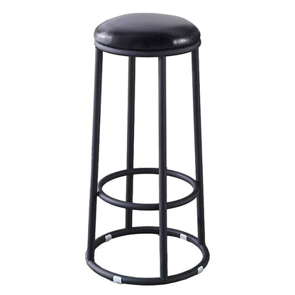 バーチェア　チェア　カウンターチェア　リビング　ダイニングチェア　シンプル  おしゃれ　スタッキング収納　レザー張り　 炭素鋼　脚キャップ　高密度ウレタンフォーム　シンプル   SNY-423