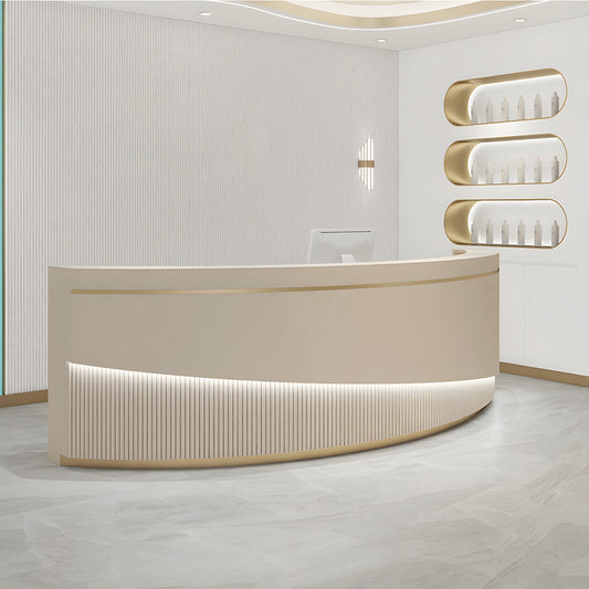 シンプル モダン ミニマリズム 受付カウンター LED 大容量収納スペース カスタマイズ可能 JDT-C058 chickagu