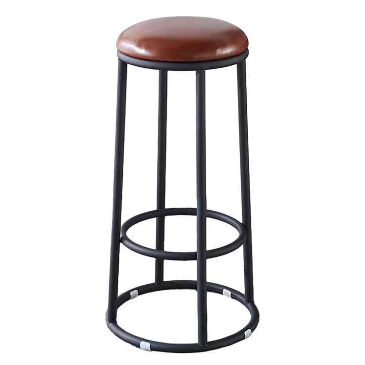 バーチェア　チェア　カウンターチェア　リビング　ダイニングチェア　シンプル  おしゃれ　スタッキング収納　レザー張り　 炭素鋼　脚キャップ　高密度ウレタンフォーム　シンプル   SNY-423