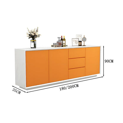 キッチンボード　食器棚　収納　バイカラーデザイン　分類収納　引き出し　スリムデザイン　コンパクト　省スペース　メラミン化粧板　カスタマイズ可能　CHICKAGU