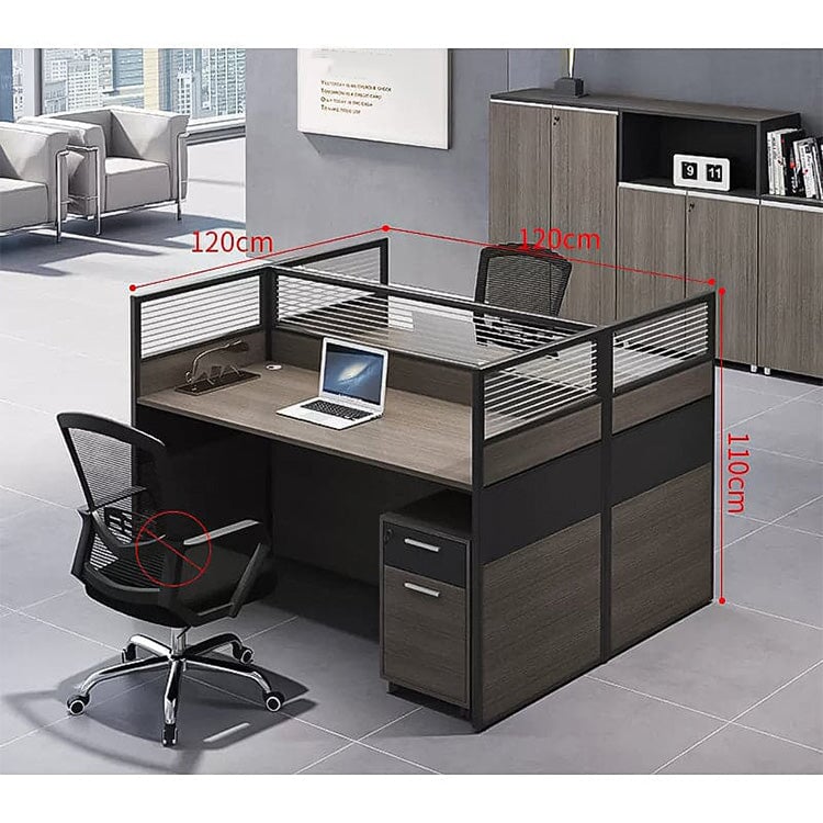 デスク　オフィスデスク　ワークデスク　高級感　トップパネル付き　配線孔付き　ロック付き  BGZ-405