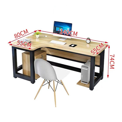 デスク　オフィスデスク　作業机　パソコンデスク　焼付塗装　L字型天板　幕板　滑り止め　シンプル　モダン  BGZ-457