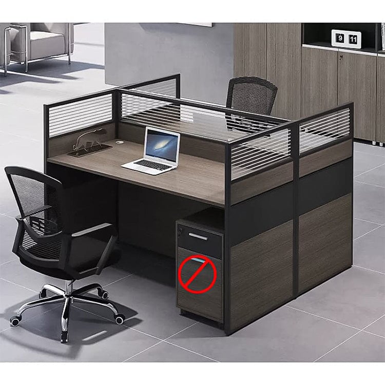 デスク　オフィスデスク　ワークデスク　高級感　トップパネル付き　配線孔付き　ロック付き  BGZ-405