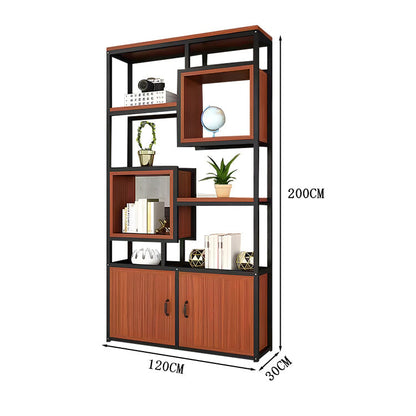 収納棚　オフィスシェルフ　リビングシェルフ　本棚　メラミン化粧板　分類収納　カスタマイズ可能　扉付き収納　SNG-C040