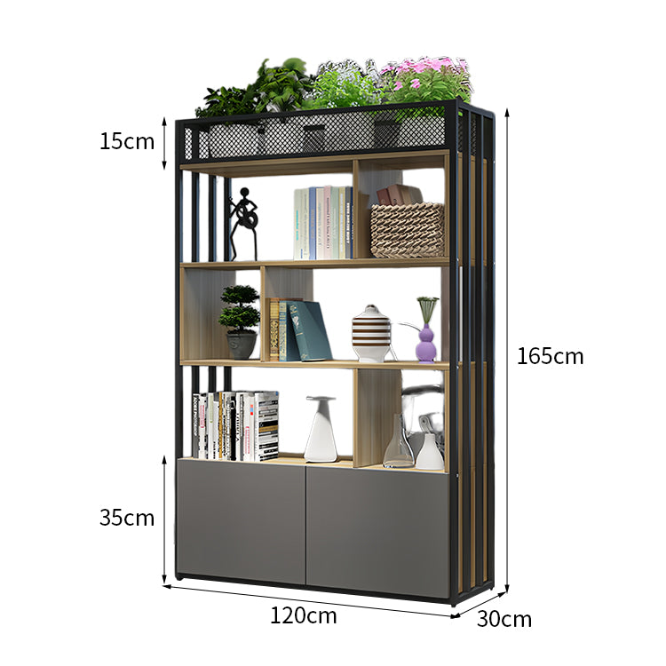 キャビネット　両面パーテーションキャビネット　オフィス用間仕切り　多機能オープンラック　大容量防塵収納　モダンオフィスデザイン　CWG-K093
