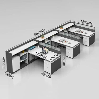 オフィスデスク 役員デスク 事務机  デスク 机  勉強机 学習デスク　トップパネル付き　配線孔付き　ロック付き      BGZ-404