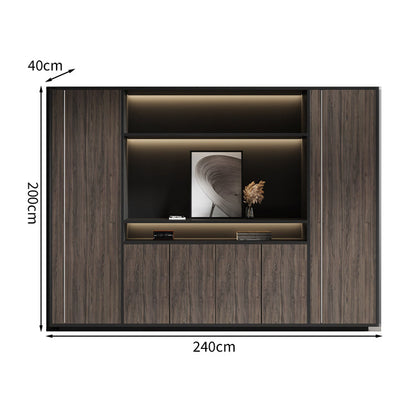 落ち着き　オシャレ　重厚感　高級感　木目調　広々　ダイヤル錠　エグゼクティブデスク　役員デスク　大容量収納　メラミン化粧板　カスタマイズ可能　LBZ-T092