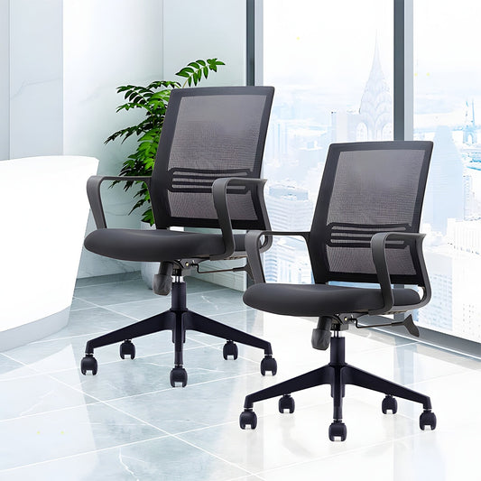 リクライニング 昇降回転式 五本脚ベース/ループ脚 メッシュ ウレタン チェア オフィスチェア 柔らか 快適 シンプル モダン BGY-C003 chickagu