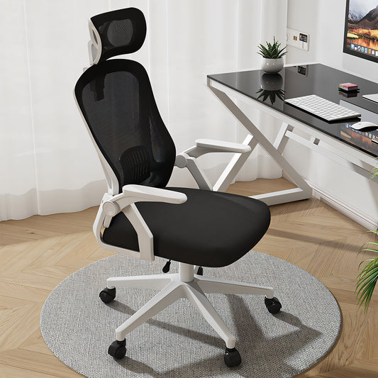 オフィスチェア チェア 作業用 在宅勤務 昇降回転 跳ね上げ式アームレスト 人間工学 高反発ウレタン メッシュ生地 快適 柔らか 通気性 使いやすい BGY-C048