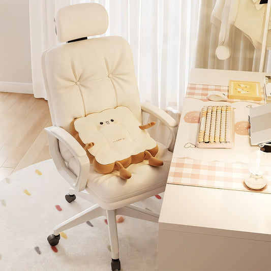 チェア オフィスチェア 在宅ワーク リクライニング ヘッドレスト ポリエステル生地 キャスター付き 昇降回転 高反発ウレタン 柔らか 快適 シック BGY-C050