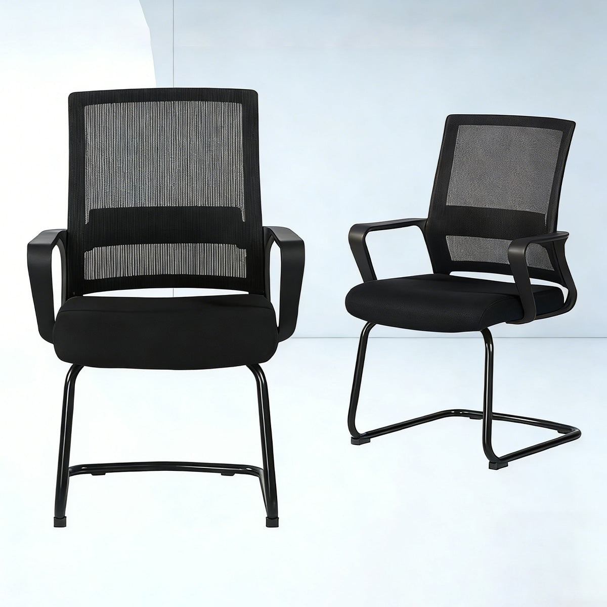 ワークチェア　チェア　軽快　人間工学　通気性　T字型　高反発ウレタンフォーム　アーチ型脚部　落ち着いた　BGY-S094