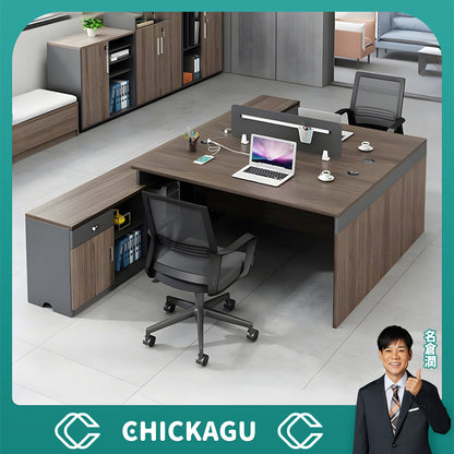 エコ板材　木目調　広い天板　サイドキャビネット　チェスト　大容量　トップパネル　デスク　オフィスデスク　事務所用　落ち着き　機能的　使いやすい　カスタマイズ可能　BGZ-C062