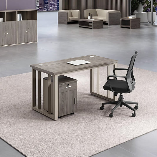 トップパネル スチールフレーム 安定性 キャビネット キャスター 錠付き 配線孔キャップ デスク オフィスデスク 事務所 落ち着き 機能的 カスタマイズ可能 BGZ-C077