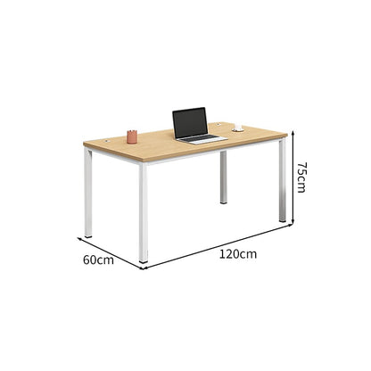 メラミン化粧板　耐久性　木目調　ナチュラル　配線孔キャップ　デスクトップパネル　スチールフレーム　デスク　オフィスデスク　シンプル　洗練　カスタマイズ可能　BGZ-C085
