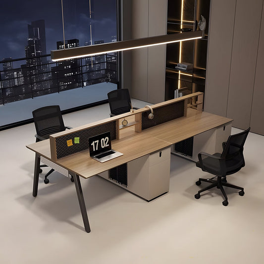 PC収納 通気性 斜めカット 広い天板 デスクトップパネル 小物入れ サイドキャビネット 大容量 錠付き デスク オフィスデスク 穏やか 上質 カスタマイズ可能 BGZ-C095