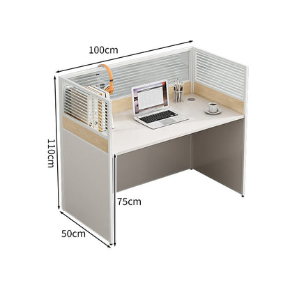 パーティション　プライバシー配慮　配線孔　広い天板　エコ板材　耐久性　ゆとり　オフィスデスク　デスク　シンプル　モダン　シック　カスタマイズ可能　BGZ-C099