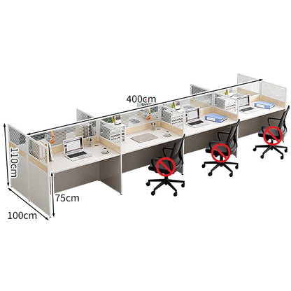 パーティション　プライバシー配慮　配線孔　広い天板　エコ板材　耐久性　ゆとり　オフィスデスク　デスク　シンプル　モダン　シック　カスタマイズ可能　BGZ-C099