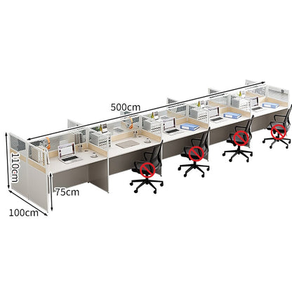 パーティション　プライバシー配慮　配線孔　広い天板　エコ板材　耐久性　ゆとり　オフィスデスク　デスク　シンプル　モダン　シック　カスタマイズ可能　BGZ-C099