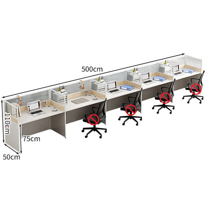 パーティション　プライバシー配慮　配線孔　広い天板　エコ板材　耐久性　ゆとり　オフィスデスク　デスク　シンプル　モダン　シック　カスタマイズ可能　BGZ-C099