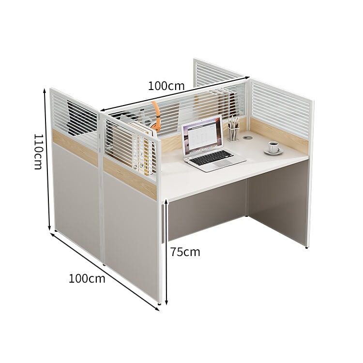 パーティション　プライバシー配慮　配線孔　広い天板　エコ板材　耐久性　ゆとり　オフィスデスク　デスク　シンプル　モダン　シック　カスタマイズ可能　BGZ-C099