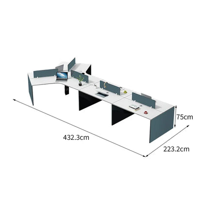 7人用・デスクのみ 432.3×223.2×75cm