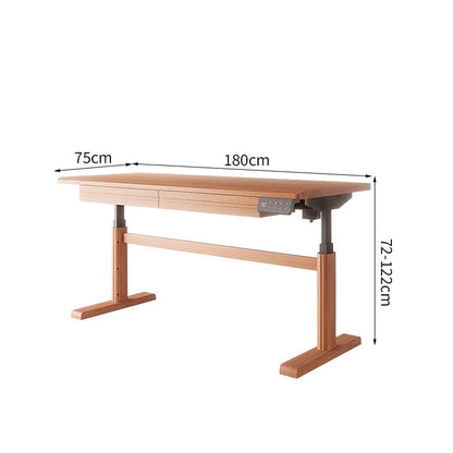 チェリー材 / 180*75cm / 引き出し付き