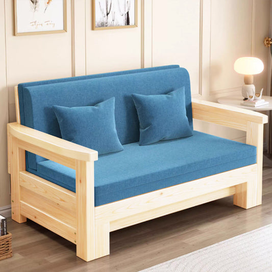 木製ソファベッド　伸長式ベッド　すのこベッド　ソファベット　パイン材　コンパクト　省スペース　一人掛け　二人掛け　ナチュラル　カスタマイズ可能　chickagu