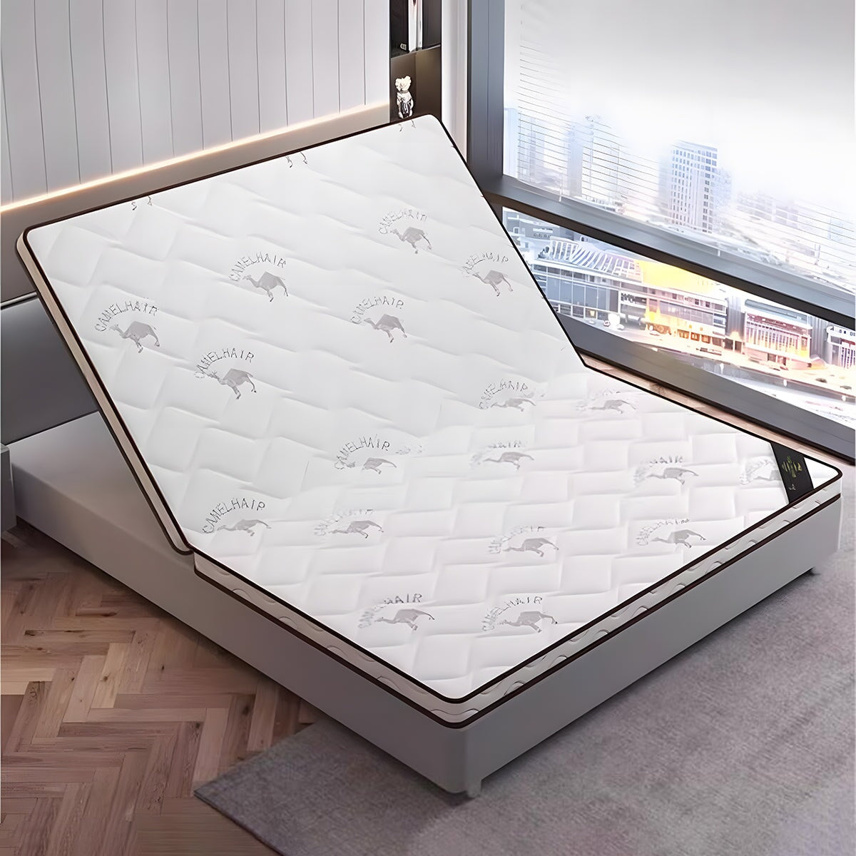 マットレス　ラテックス　ココナッツパーム　高温除菌　程よい柔らかさ　通気性　折りたたみ可能　丸み　チャック付き　快適　心地よい　CD-C004 chickagu