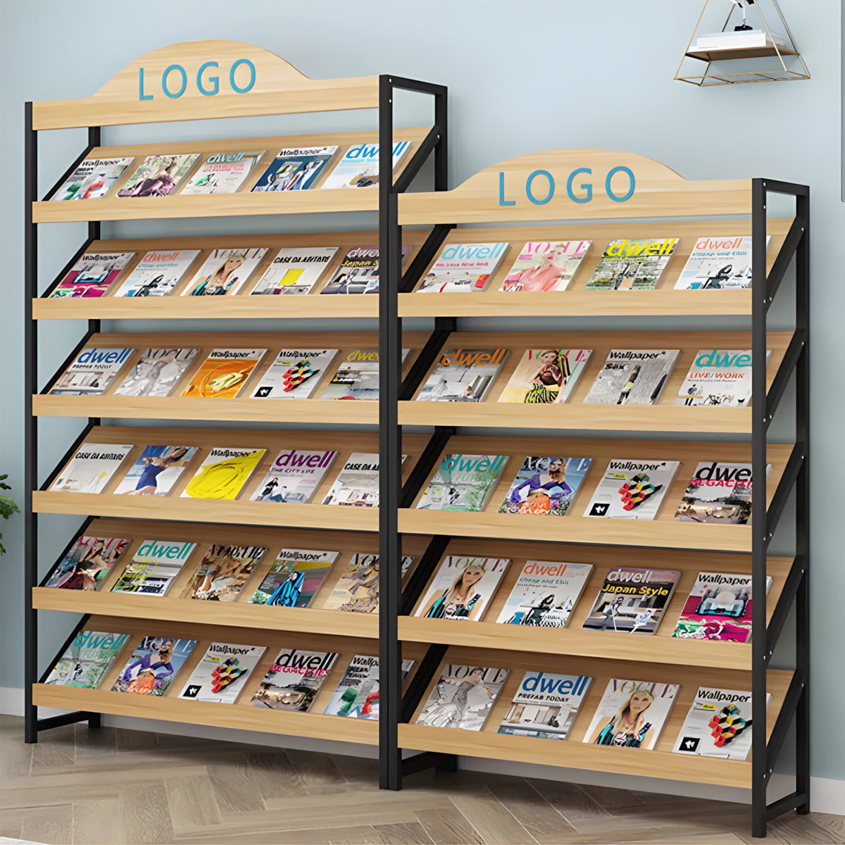 多段式　オープン式　扉付き収納　分類収納　転び止めバー　アジャスター　エコ板材　スチールフレーム　頑丈　棚　収納棚　実用　シンプル　ホワイト　ナチュラル　カスタマイズ可能　CWG-073