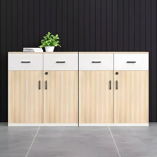 大容量 引き出し 扉付き収納 分類収納 三桁ダイヤル錠 エコ板材 頑丈 耐久性 キャビネット 収納キャビネット 洗練 すっきり モダン カスタマイズ可能 CWG-C091