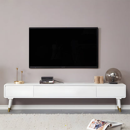 テレビボード　テレビ台　ＴＶ台　天然木　ラバーウッド　耐久性　滑り止めキャップ　引き出し　扉付き収納　角丸加工　隠れ取っ手　モダン　スタイリッシュ　上質　DSG-C016　CHICKAGU