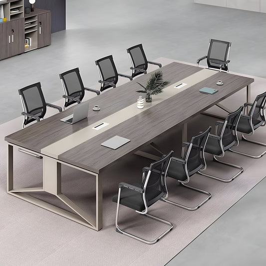 配線ボックス 幅広い スチール コンセント増設 エコ板材 テーブル 会議テーブル ミーティング シンプル 簡素 穏やか 落ち着き 安定性 HYZ-C024 chickagu