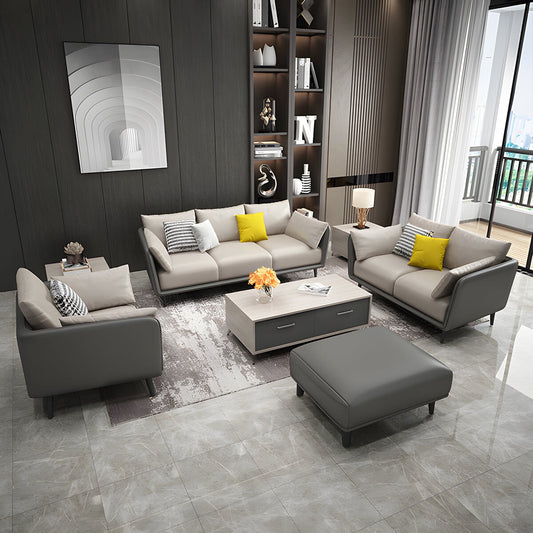 合成皮革 なめらか 耐水性 高反発ウレタン 弾力性 広い座面 ゆとり 天然パイン材 耐久性 ソファ 応接ソファ モダン 上品 心地よい カスタマイズ可能 JDSF-C075