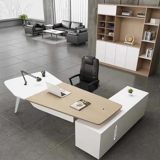 スチール脚 頑丈 安定性 サイドキャビネット 大容量 分類収納 R仕上げ 幕板 通気口 デクス ワークデスク 役員デスク 洗練 機能的 シンプル カスタマイズ可能 LBZ-C051