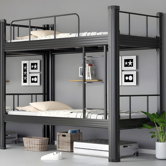 組み立て簡単 スチールフレーム 頑丈 安定性 保護カバー 滑り止めステップ 2段ベッド ベッド シンプル モダン 洗練 耐久性 SCC-K066