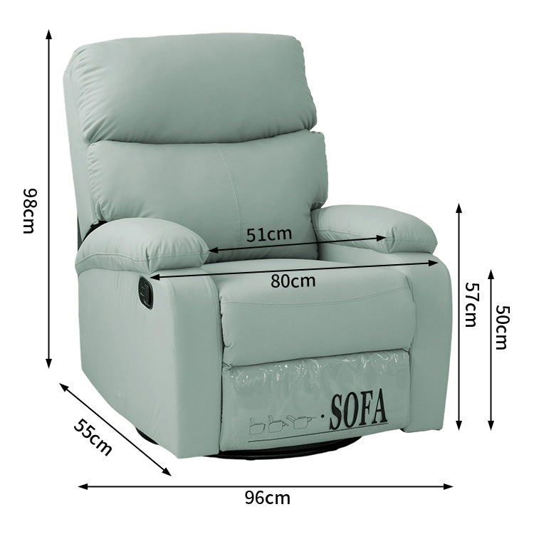 ソファ　高反発ウレタンフォーム　マイクロファイバーレザー　リクライニング機能　カーボンスチール　背もたれ　肘掛け　SNSF-C173