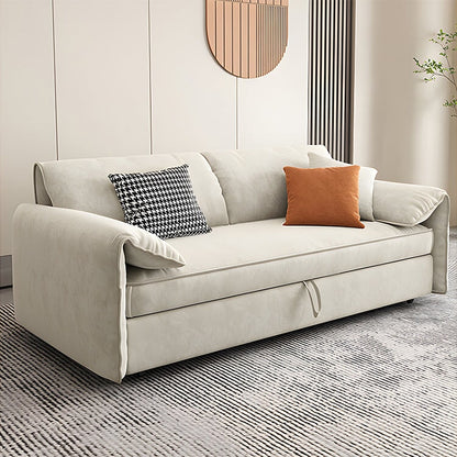 ソファー　ベッド　ソファーベッド　リビング　ポリエステル　広い座面　来客用　ウレタン　隠れ収納　ラテックス　人間工学　機能的　使い勝手　カジュアル　CHICKAGU