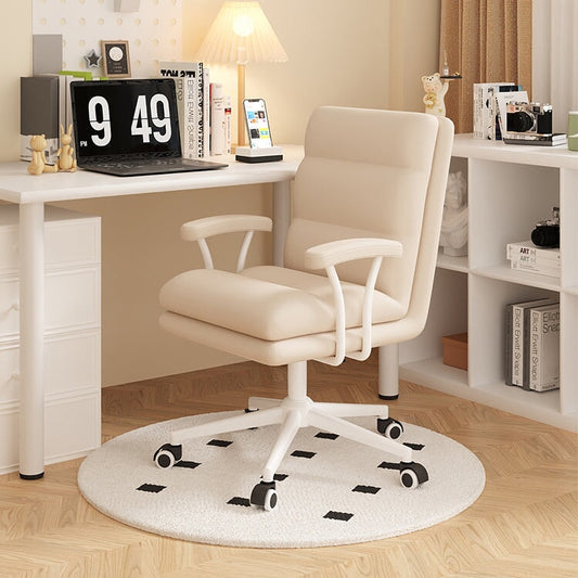 チェア　インドアチェア　室内　作業用　二重クッション　ＰＰ綿　肘掛け　昇降回転式　ＰＵレザー　リクライニング　五本脚ベース　キャスター付き　快適　柔らか　使い勝手　chickagu