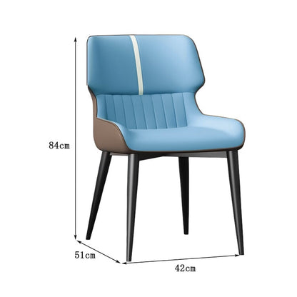 チェア　室内　インドアチェア　ダイニング　リビング　ナッパレザー　ポリエステル　ゆったり　ウレタン　柔らか　炭素鋼脚　丈夫　上質　オシャレ　シンプル　SNY-C022