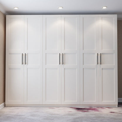 クローゼット　服　収納　ワードローブ　壁面収納　掛け収納　大容量　多段式　分類収納　引き出し　背板　サイド収納　機能的　通気孔　取っ手　物干し竿　簡素　使い勝手　YG-C017　CHICKAGU