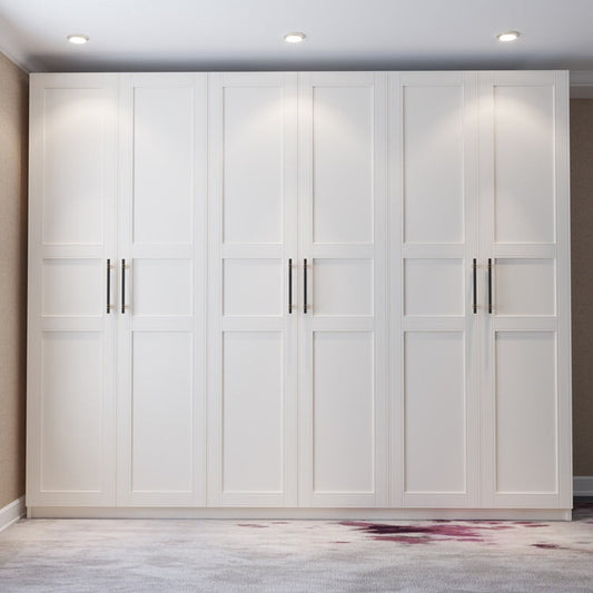 クローゼット　服　収納　ワードローブ　壁面収納　掛け収納　大容量　多段式　分類収納　引き出し　背板　サイド収納　機能的　通気孔　取っ手　物干し竿　簡素　使い勝手　YG-C017　CHICKAGU