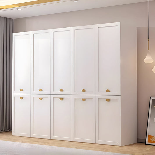 ワードローブ　衣類収納　洋服収納　高級感　重厚感　シンプルモダン　上品　メラミン化粧板　　垢抜け感　ハンガーパイプ　台輪付き　YG-C038　chickagu