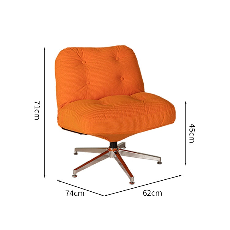 フィット感　柔らか　折りたたみ可能　コーデュロイ生地　保温性　肘掛なし　回転可能　五本脚ベース　安定性　チェア　ふっくら　上質　快適　YZ-K010