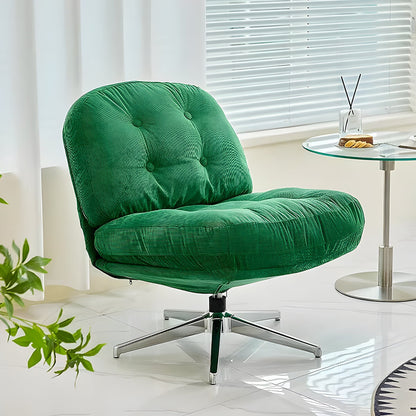 フィット感　柔らか　折りたたみ可能　コーデュロイ生地　保温性　肘掛なし　回転可能　五本脚ベース　安定性　チェア　ふっくら　上質　快適　YZ-K010